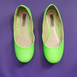 Steve Madden Neon Flats